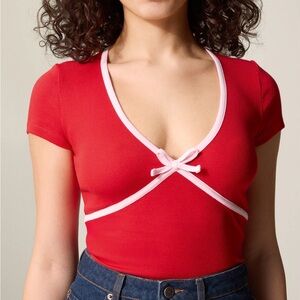 Rouje Red Karene Top with bow